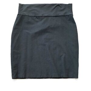 Eileen Fisher Grey Pull-on Pencil Skirt